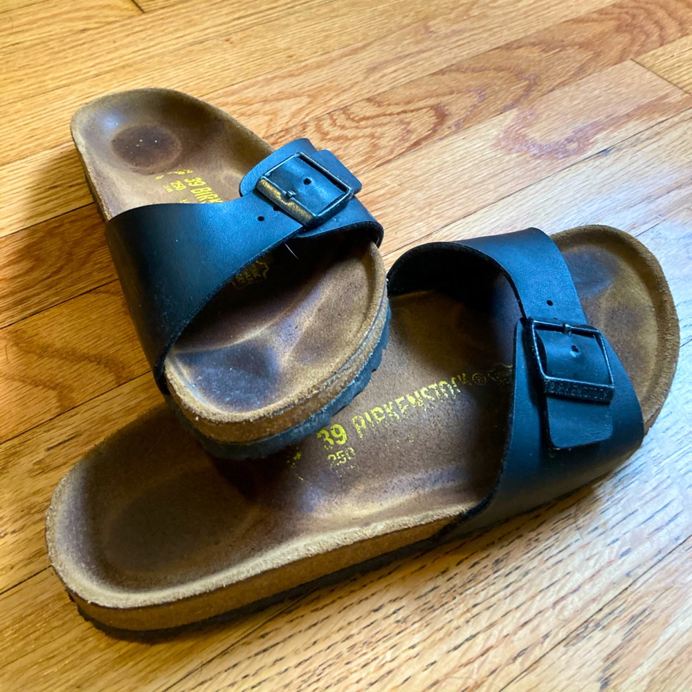 Birkenstock Madrid Black Sandals